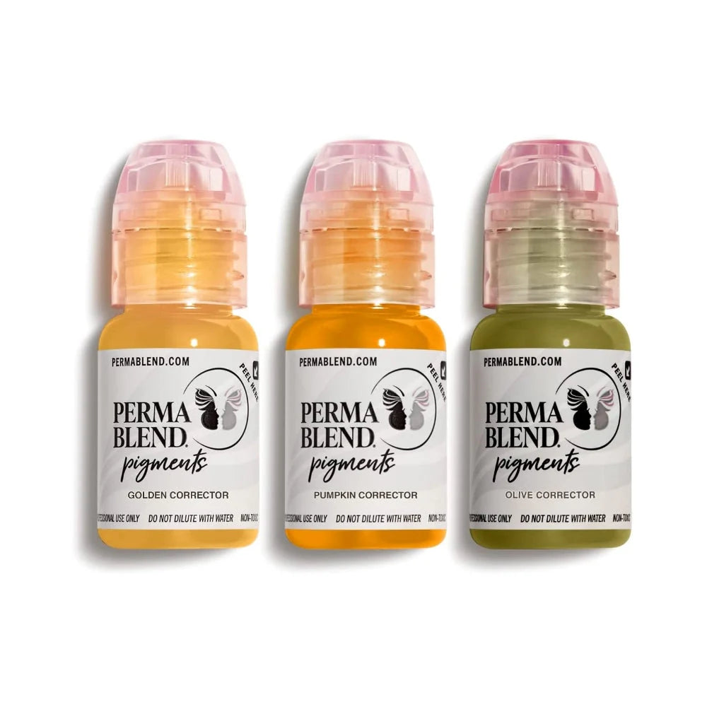 Perma Blend Corrector Mini Set – 3 frascos de 1/2 oz