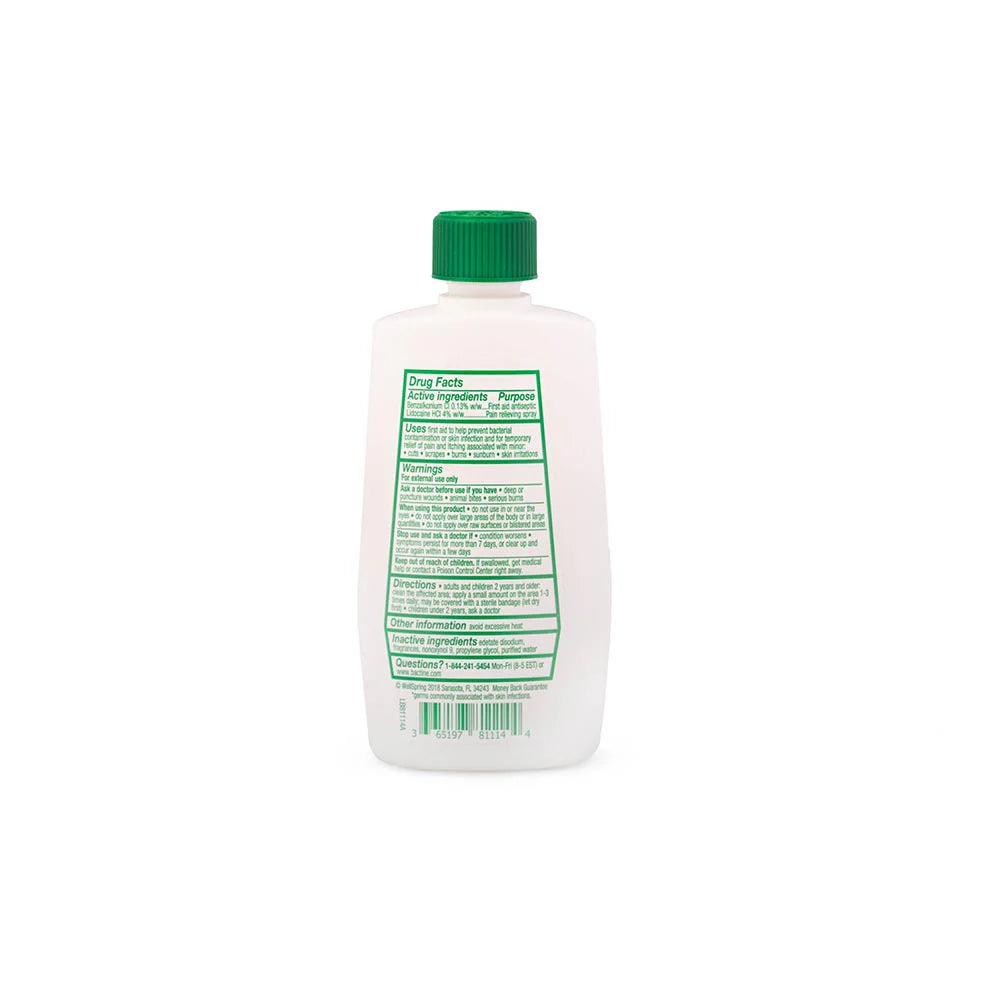 Bactine Max Anestésico y Antiséptico de Primeros Auxilios - 4oz