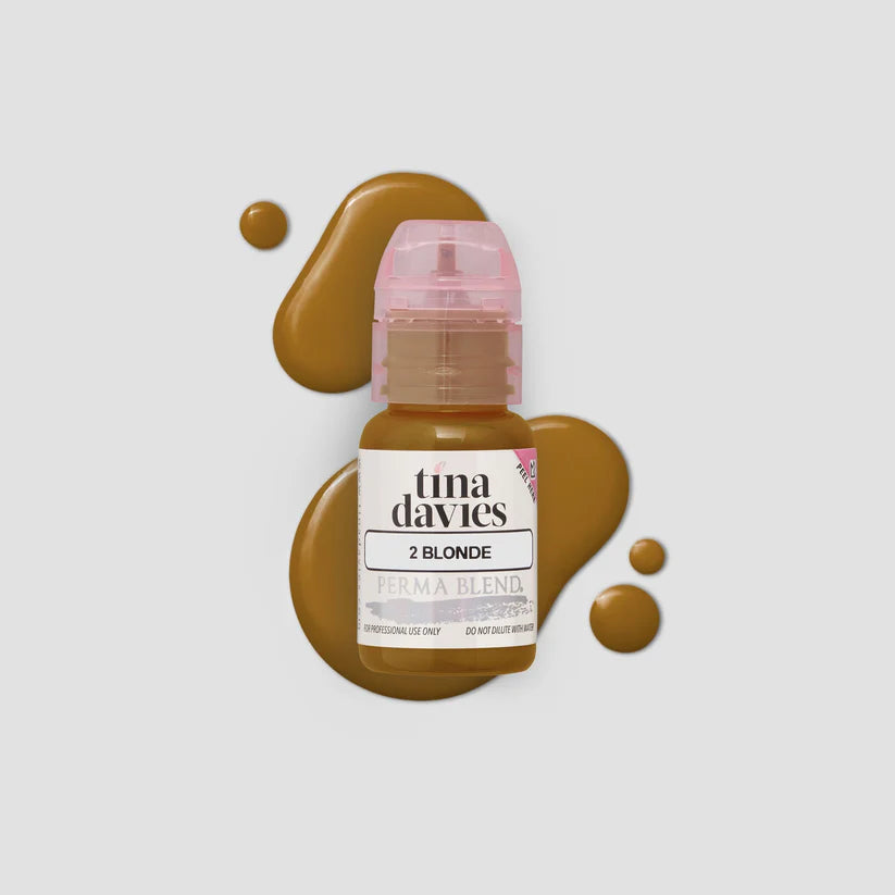 Perma Blend Blonde – Pigmento para Cejas Tina Davies 1/2oz
