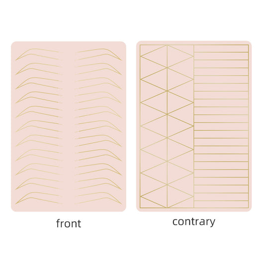 Piel de práctica de silicona de doble cara: almohadilla de entrenamiento para PMU y microblading (1.5 mm)
