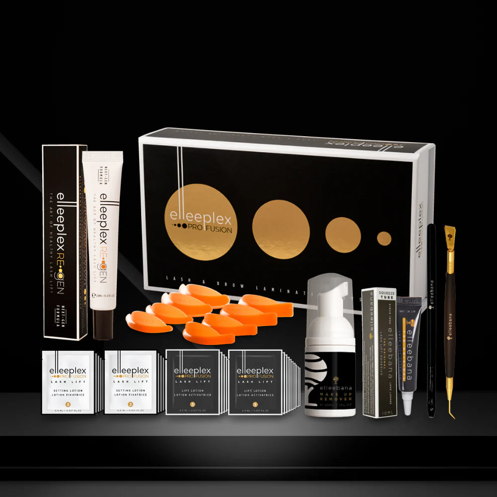 elleeplex [profusion full kit products on a black background