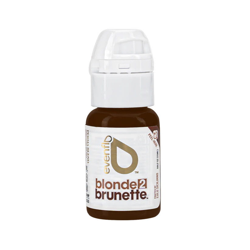Bottle of Everbuild blonde to brunette colorant on a white background