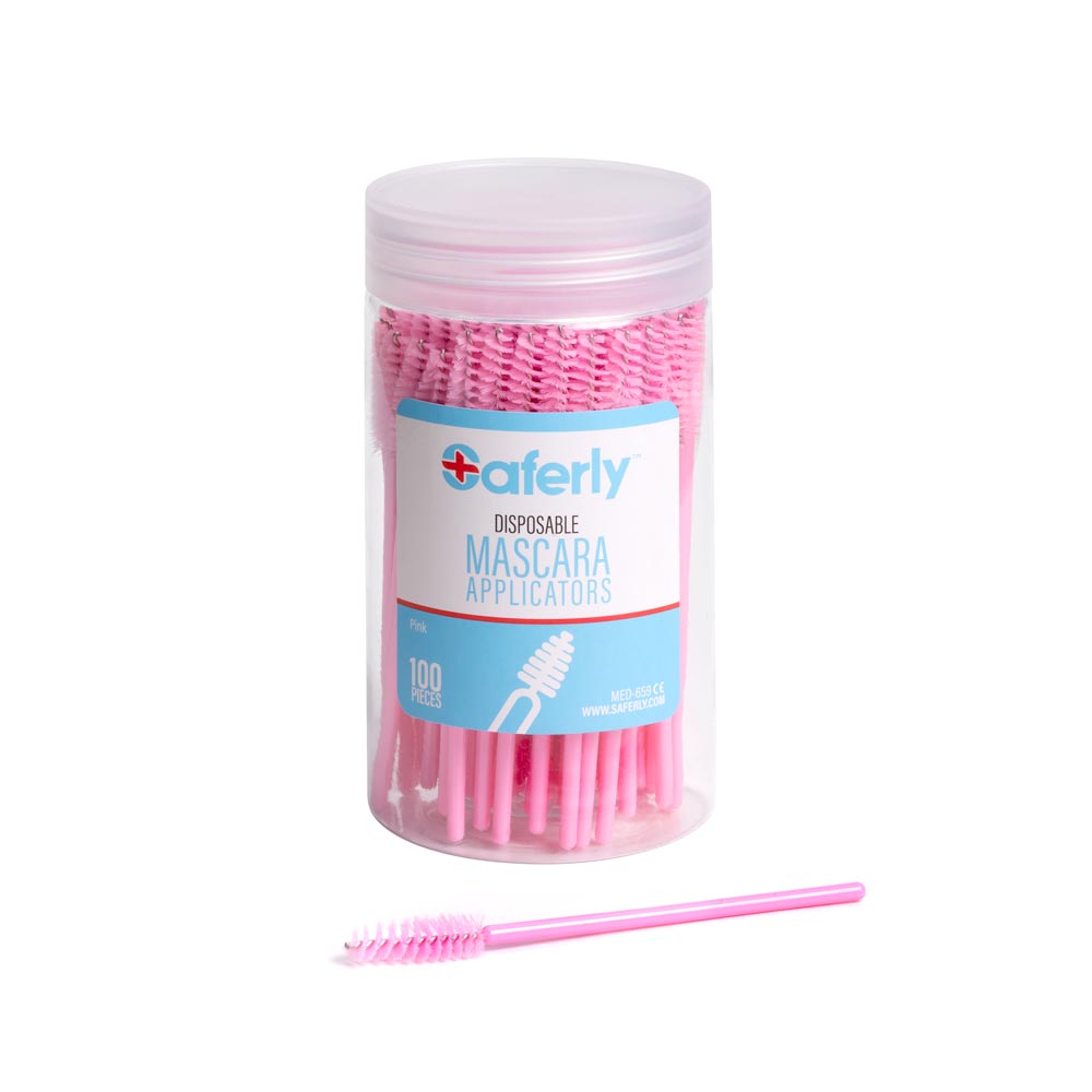 Saferly Disposable Mascara Applicators – 100 pcs