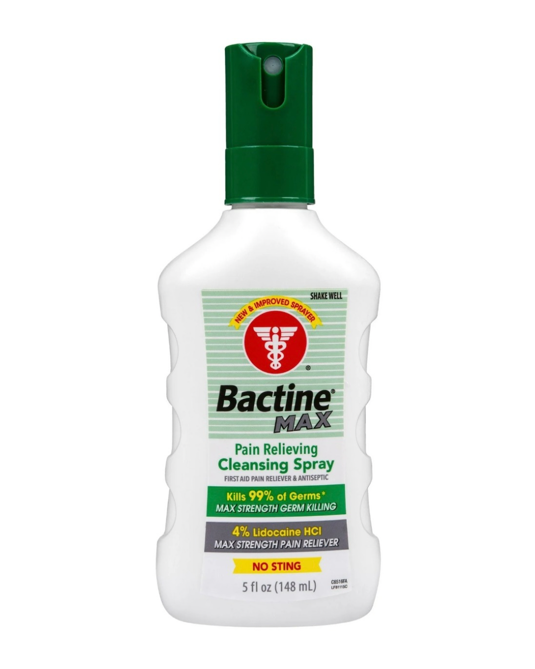 Bactine Max Anestésico y Antiséptico de Primeros Auxilios - 4oz