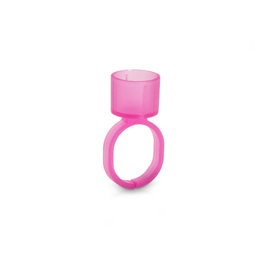 Ink Cup Holder Finger Ring – Pink (50 pcs)