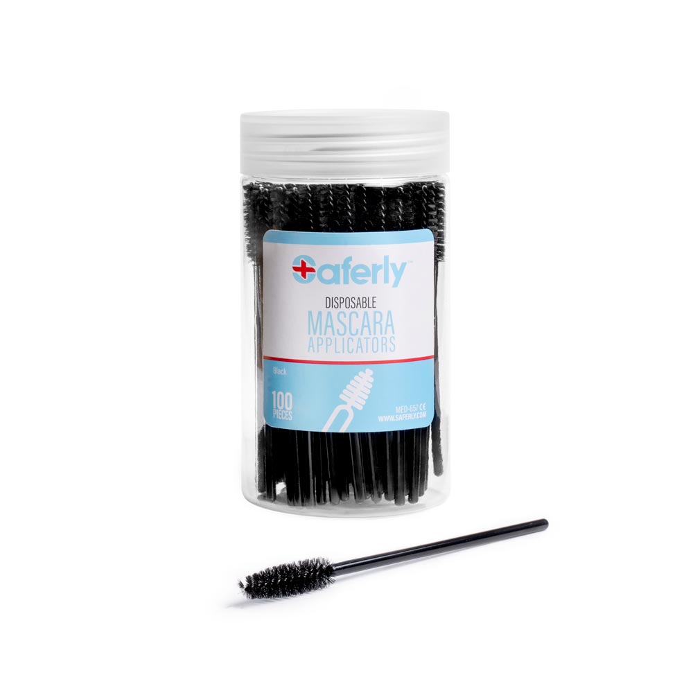 Saferly Disposable Mascara Applicators – 100 pcs