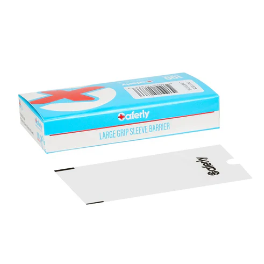 Saferly Large Grip Sleeve 55mm x 102mm – Box of 100