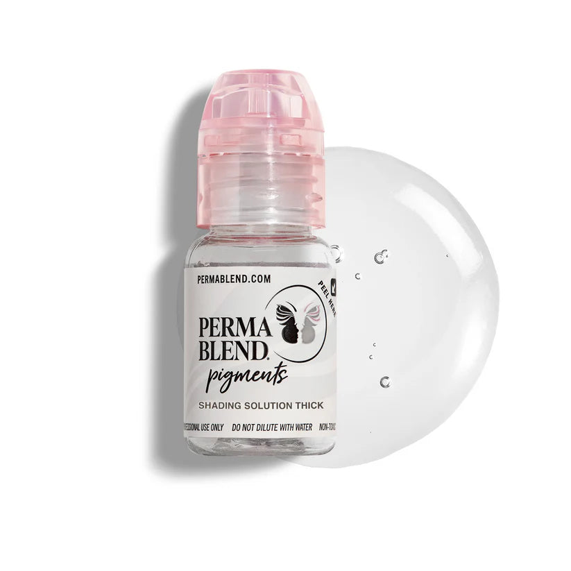 Perma Blend pigments bottle with pink cap on a white background