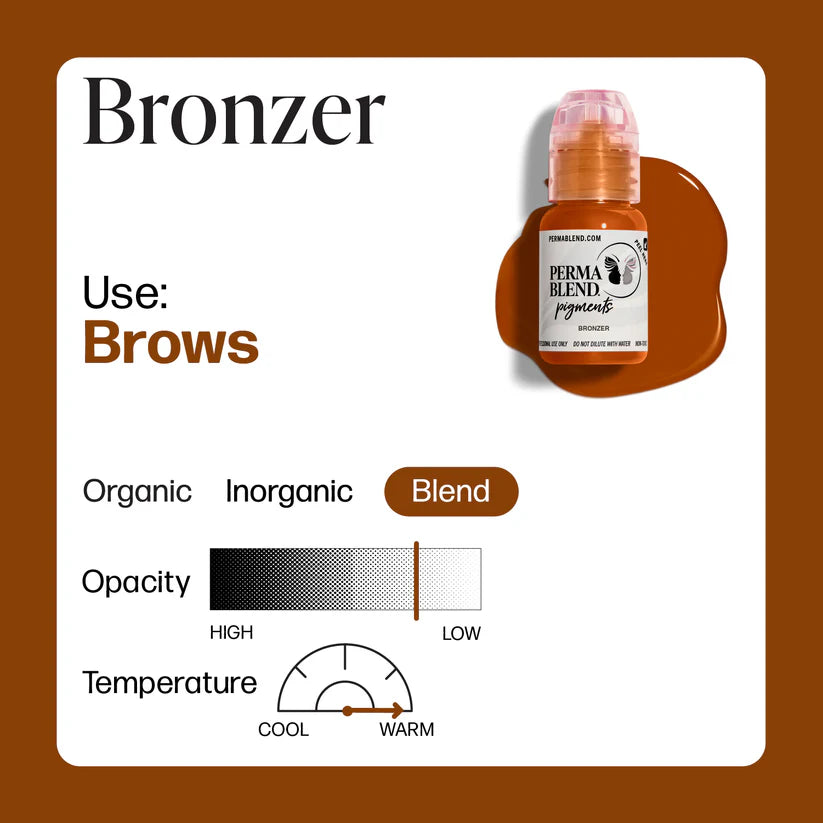 Perma Blend Bronzer – Brow Pigment 1/2oz