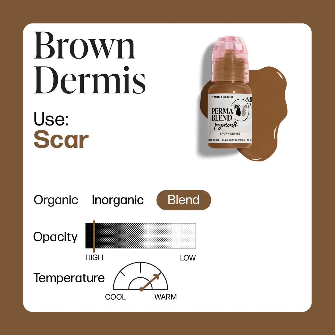 Perma Blend Brown Dermis – 1/2oz