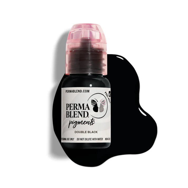 Perma Blend Double Black – Pigmento delineador de ojos 1/2oz