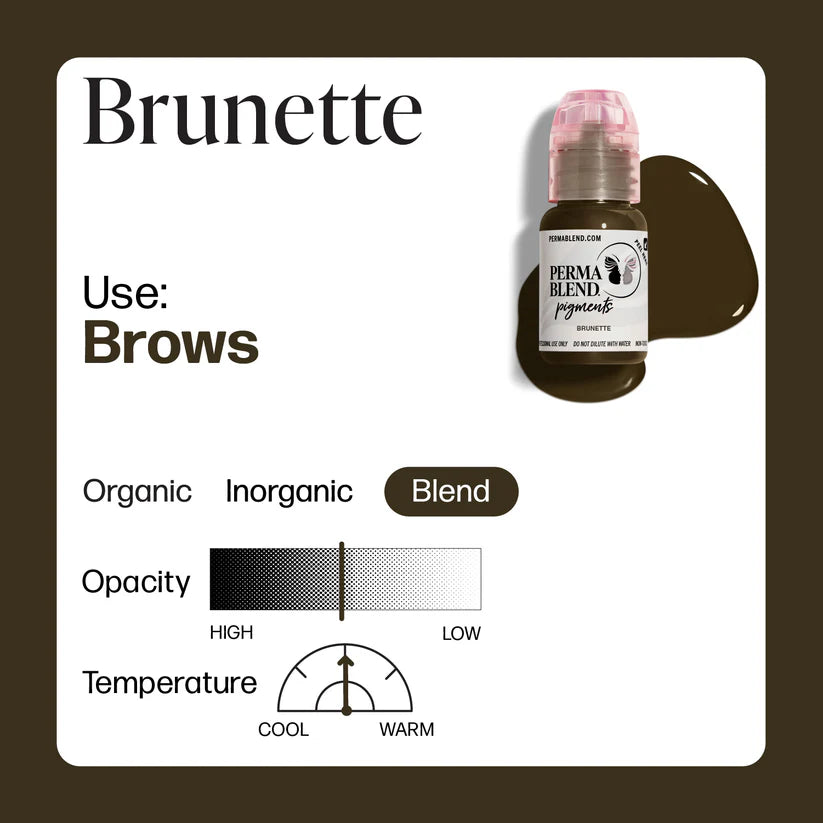 Perma Blend Brunette – Pigmento para Cejas 1/2oz