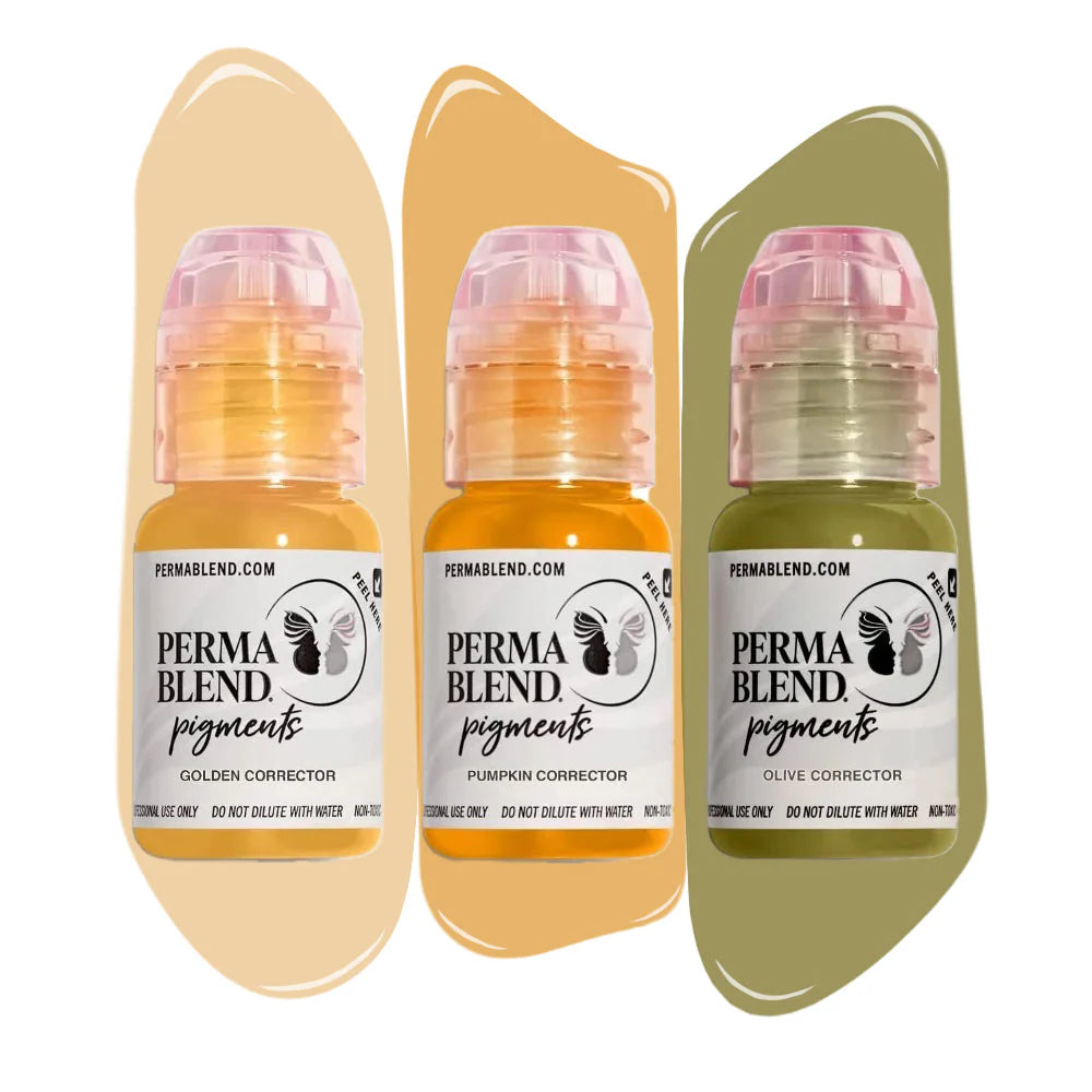 Perma Blend Corrector Mini Set – 3 frascos de 1/2 oz