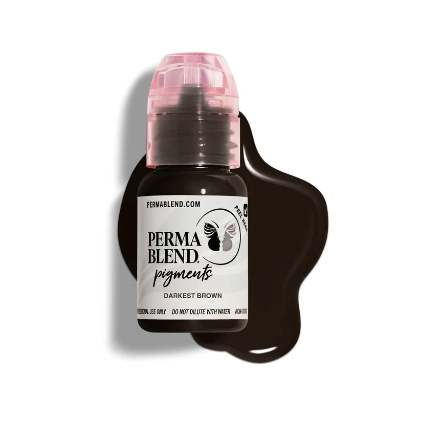 Perma Blend Darkest Brown – Brow Pigment 1/2oz