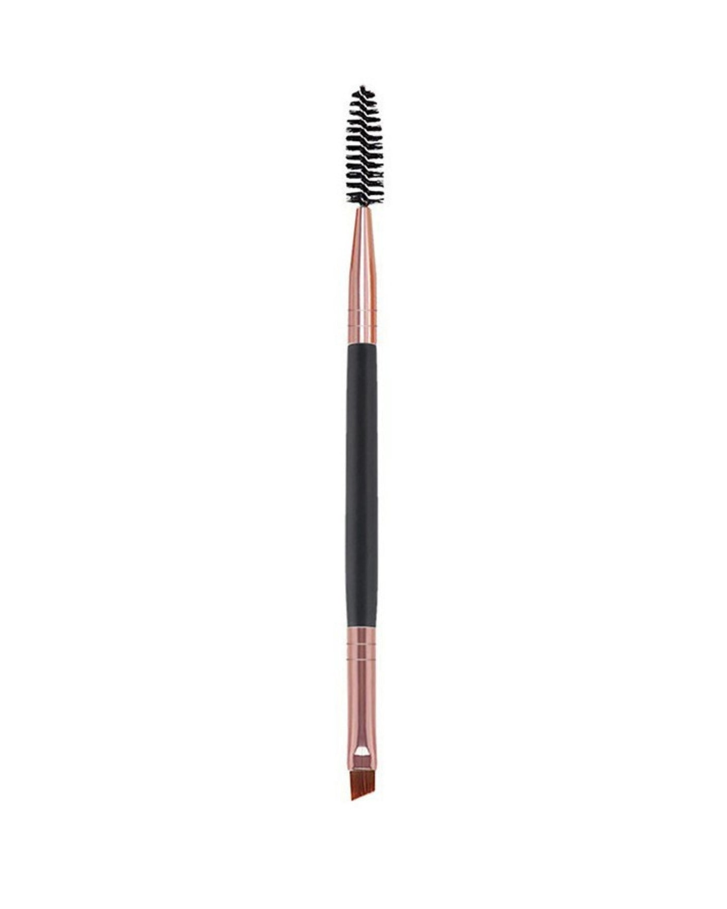 Cepillo angular profesional para cejas con cepillo giratorio: herramienta dual para cejas y pestañas
