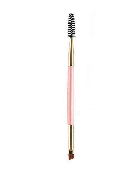 Cepillo angular profesional para cejas con cepillo giratorio: herramienta dual para cejas y pestañas
