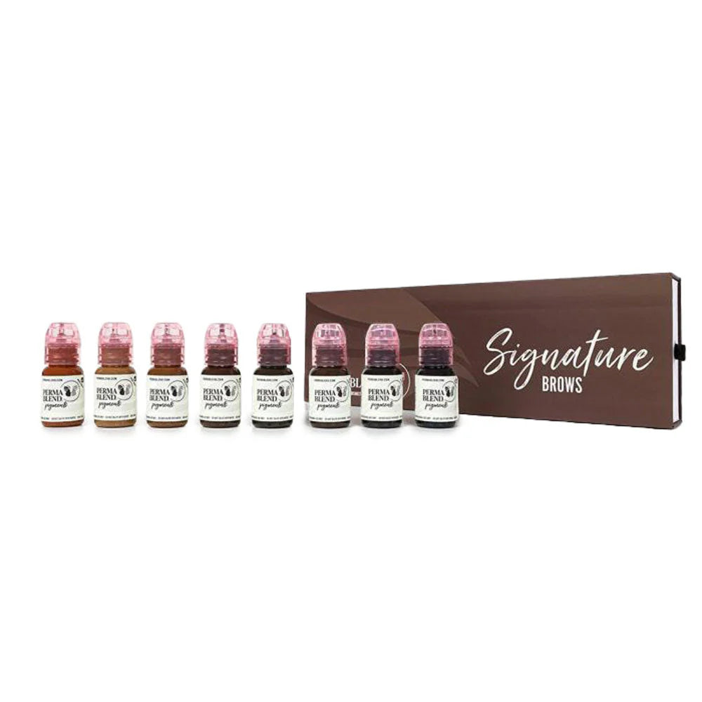 Perma Blend Signature Brow Set – 8 Brow Pigments 1/2oz